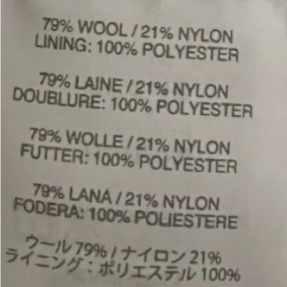 J Crew Wool Peacoat Double Breasted Navy Blue 00 bf - Picture 6 of 10